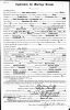 Application for Marraige License John James Scully / Ann Koroly
