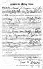Marriage License of Frank Meyer and Anna Mae Scully