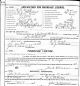 Marriage Record of M. J. McMichael and H. B. Vaugh.