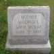 Gravestone of Anna Mildred L. Sahr McRae