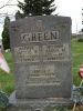 Gravestone of Jacob and Anna Green
