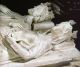 Effigy of Robert II and his wife Constance of Arles