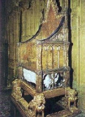 Coronation Thrown of Edward I