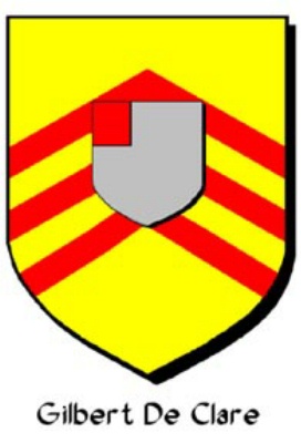 Arms of Gilbert de Clare