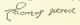 Signature of Thomas Pierce
