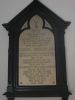 Erected in his honor in the church that he served