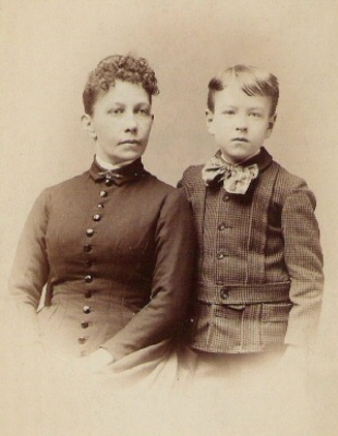 Esther Finette (Ward) Turner and her son Aubrey